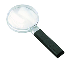 Large Field Biconvex Hand-held Magnifier - 3x