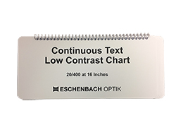 Continuous Text Low Contrast Chart